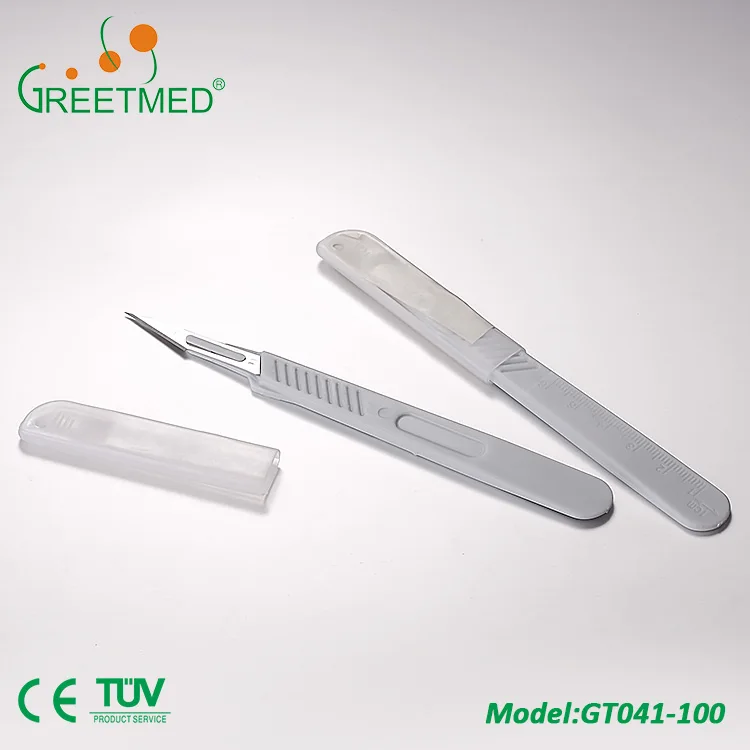 Disposable stainless steel carbon steel surgical scalpel cutter blades