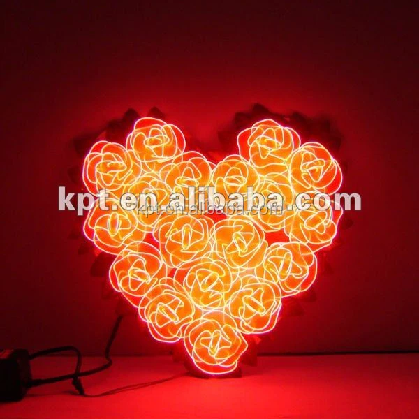 EL wire lighting artificial flower