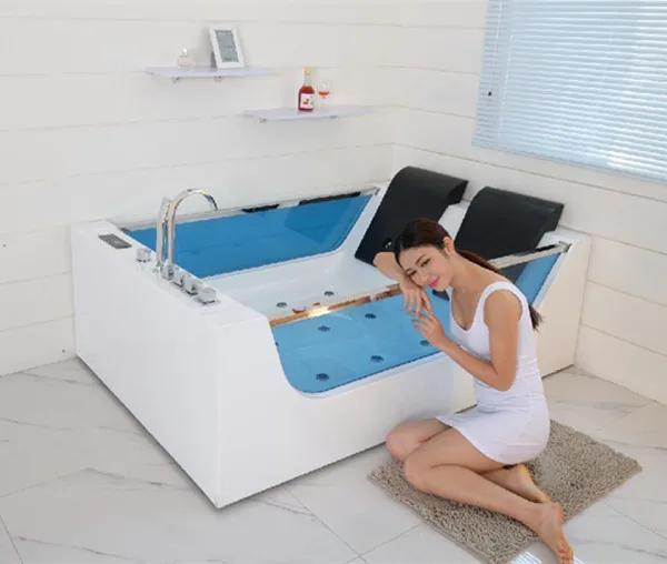 Новый дизайн низкая цена ванна с гидромассажем американская массажная на 2