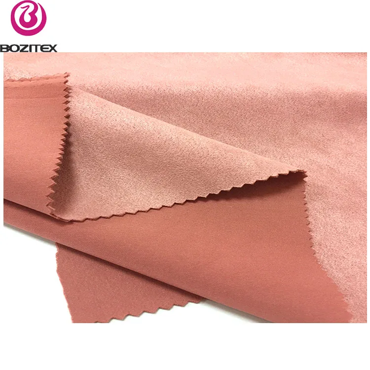 Upholstery Soft Stretch Suede Fabric Scuba Suede Fabric