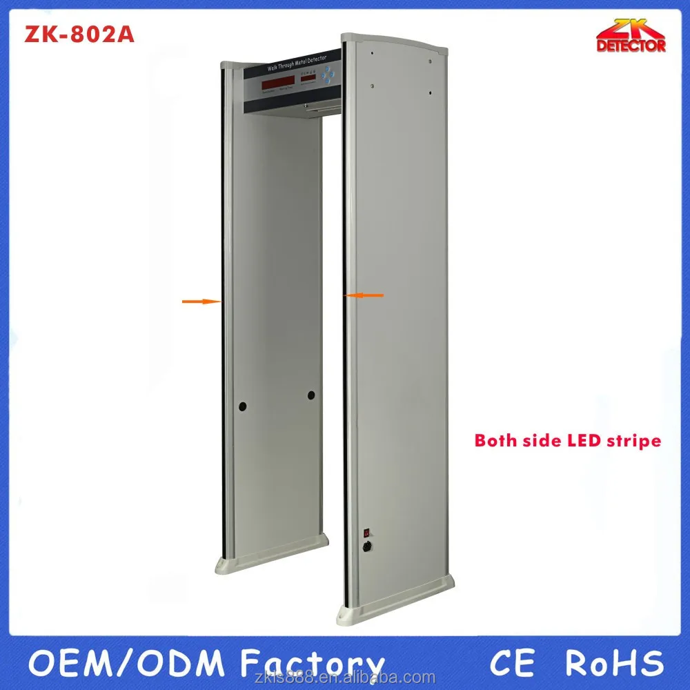  Пройти через промышленный детектор металла