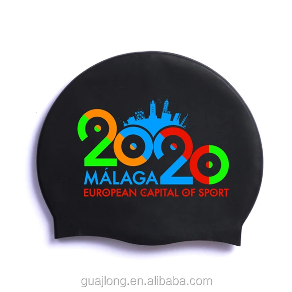 
2021 waterproof silicone funny swim caps 