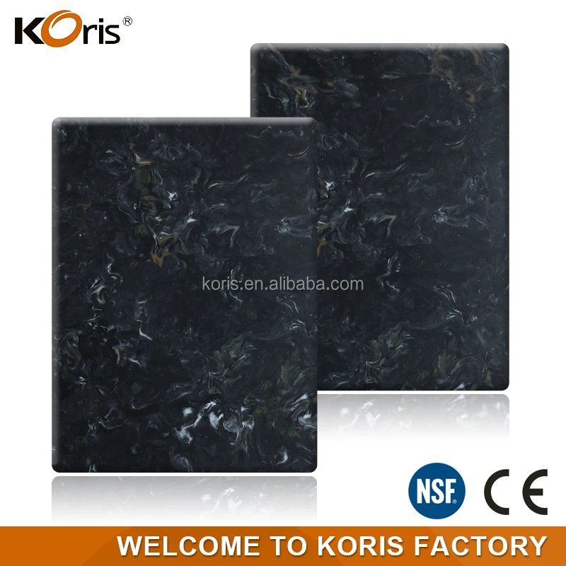 China Koris factory price Thermoforming heat resistance fireproof artificial marble stone solid surface