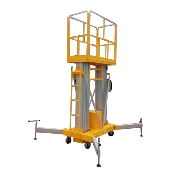 ZTCL Small Aerial Mobile One Man Scissor Lift/home Cleaning Elevator Aluminum Lift/Aerial Personal Lift-Leader
