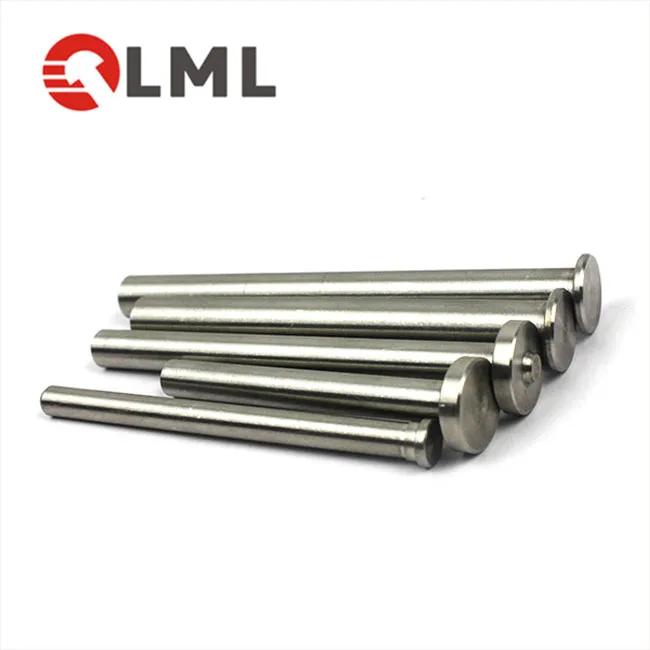 Custom Precision Small Diameter Steel Brass Taper Flat Head Welded Retaining Spring Knurled Shear Pin