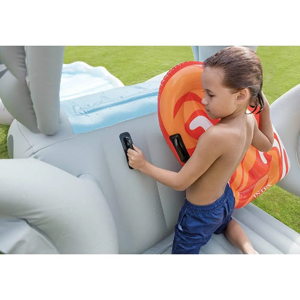 
Factory sales Summer Kids Play Outdoor Game Toys Long Inflatable Speed Triple Splash Water Slip and Slide 