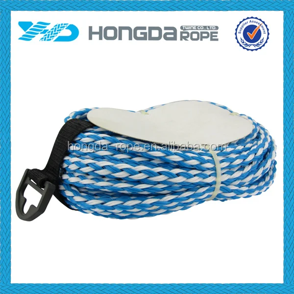blue pe hollow braid rope for sale,Water Ski rope,PE floating rope