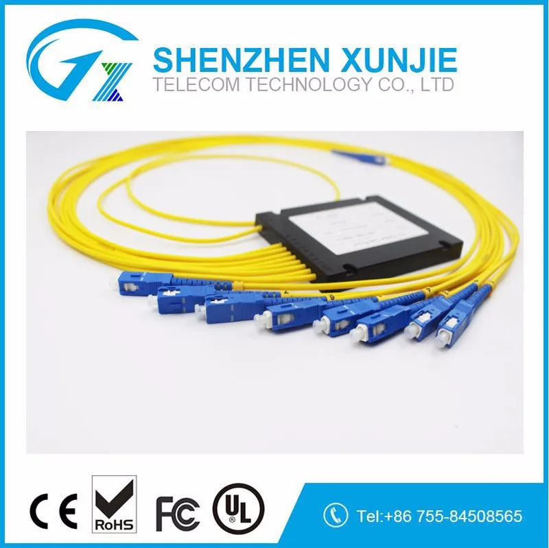 Высокое качество 1*8 plc spliiter с sc/upc разъем