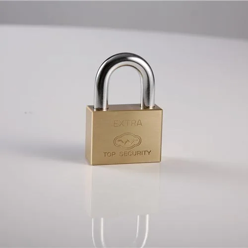 Modern style good offer tri-circle unique design master key brass padlock