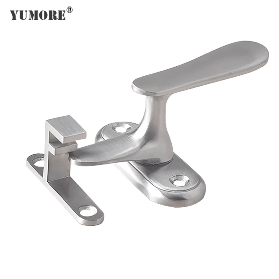 Плоские напольные безопасные башенные утопленные болты 2 дюйма для алюминиевых двойных дверей 304, наружные латунные 2-дюймовые дверные болты