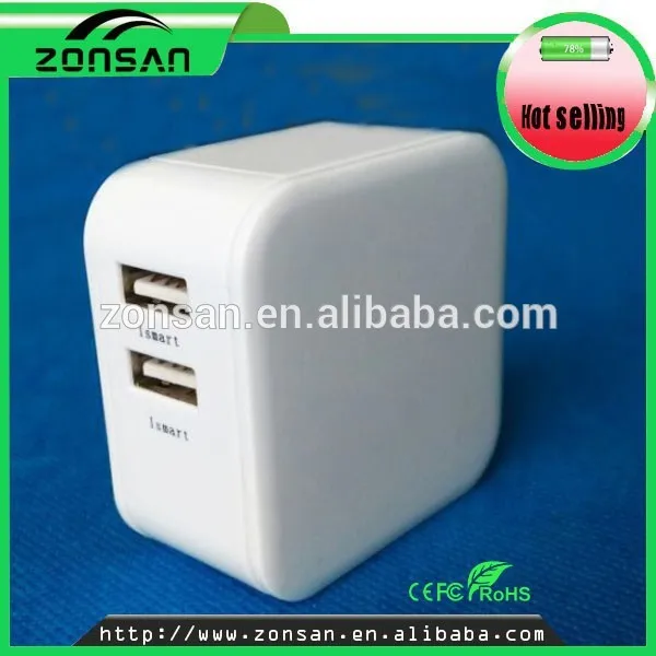 Мобильные телефоны , аксессуары завода в китае складная вилка usb 2.0 2 разъём(ов) с мобильного телефона зарядное устройство