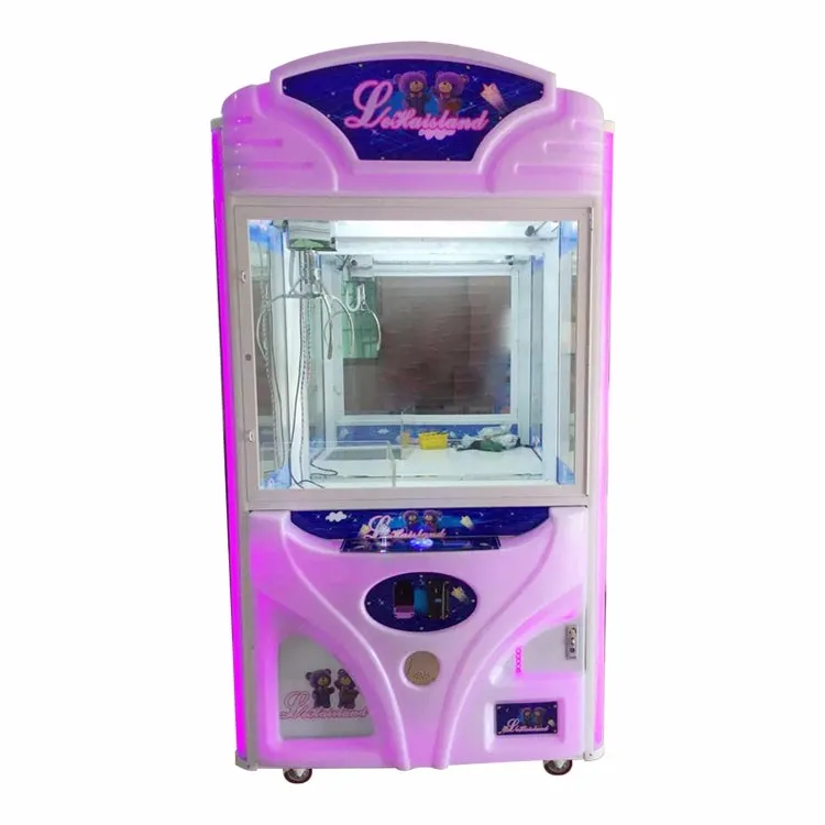 Travel Bus Small Claw Arcade Plush Toy Crane Vending Machine For Sale