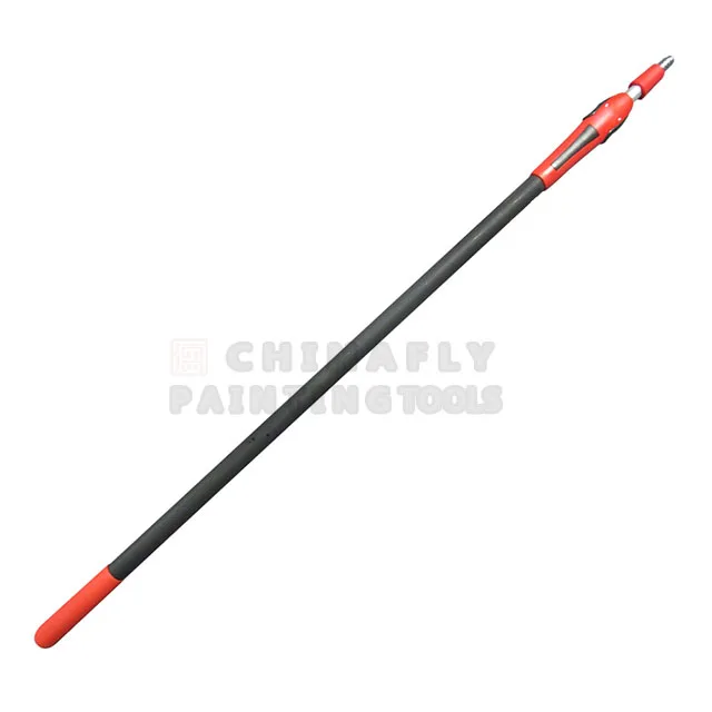 
CTEP001 Wholesale price American thread head style Fiberglass paint roller extension pole for screw bottom of paint roller 