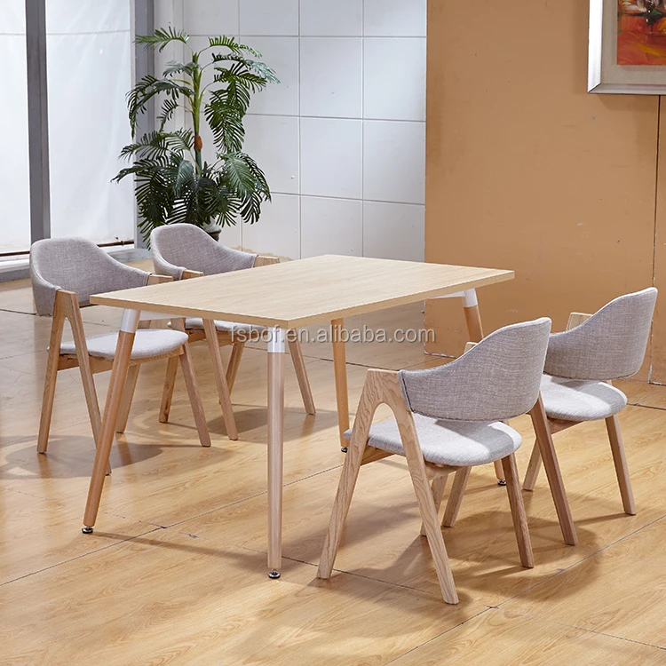 high quality factory wholesale  dining room furniture sets solid wood  round dining set one table with 4 chairs SID 8067