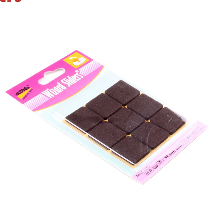 Wholesale new products self-stick bulk furniture round adhesive Felt Pads for hard surfaces chair legs