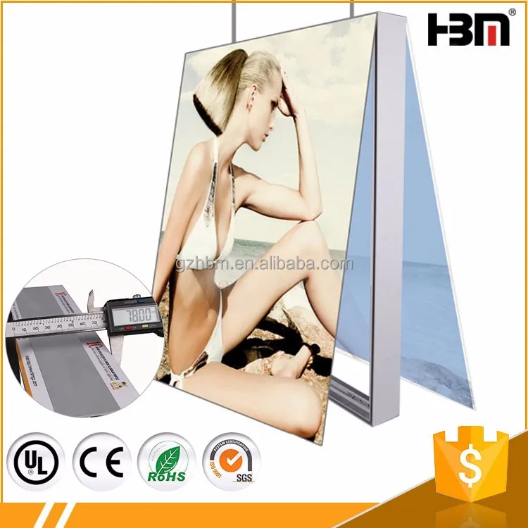 Top quality advertising profiles free constant light aluminum picture frame from alibaba