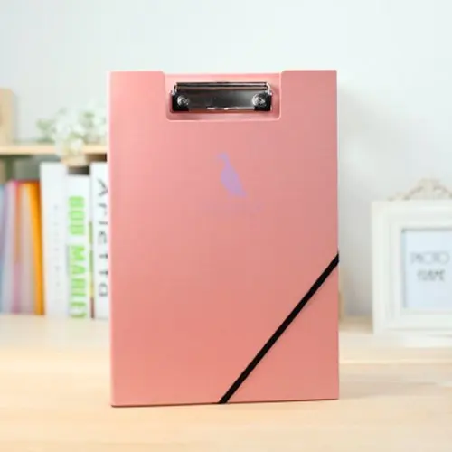 A4 Office Stationary Double-clip Document/File/ Folder/ Data Paper Clipboards with Bandage With String