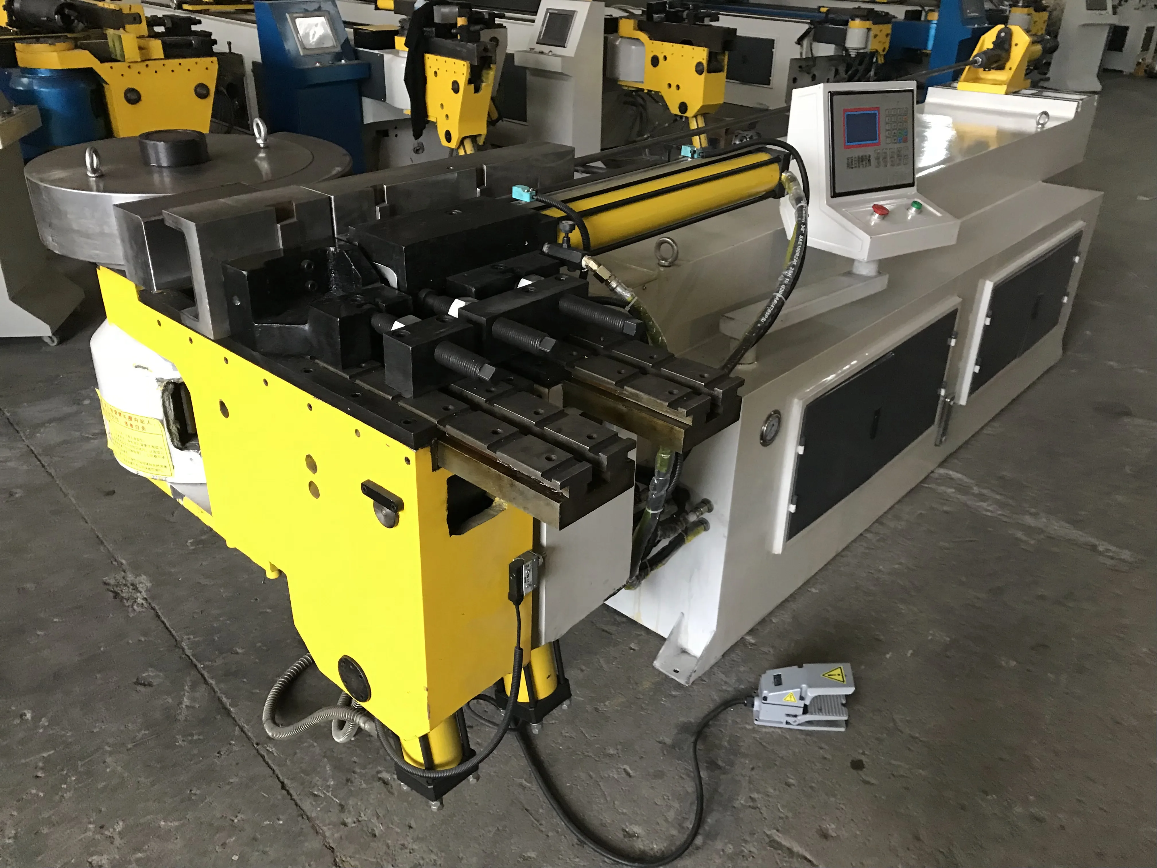 Гидравлическая трубогибочная машина Zhuoran DW89NC с одной головкой для труб из нержавеющей стали