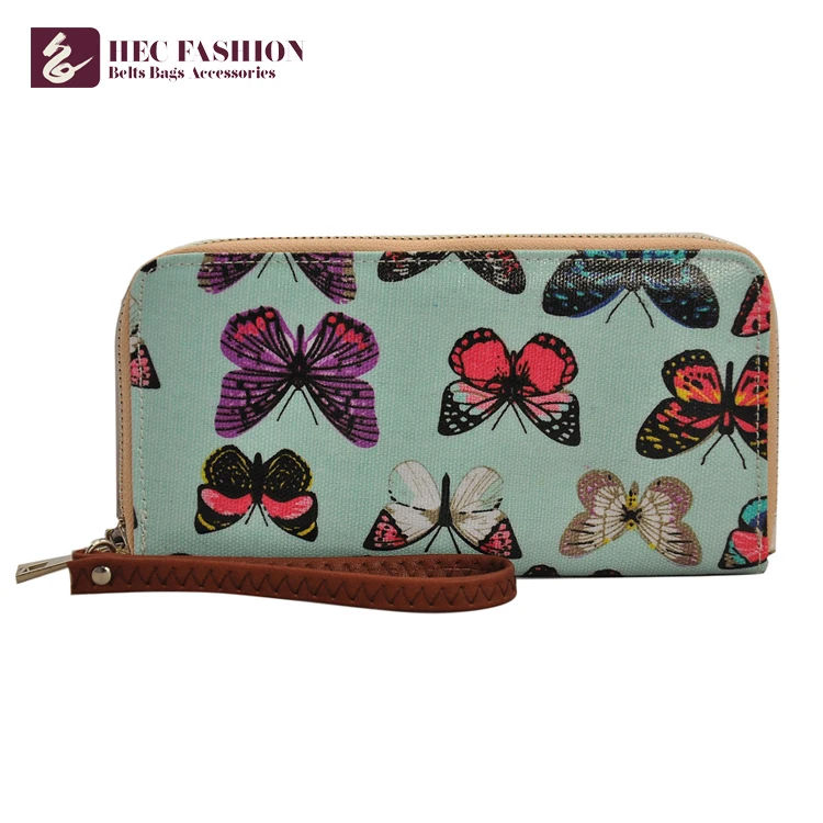 HEC Brand China Suppliers Popular Fashion Butterfly Cash Women Wallets