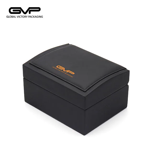 Лидер продаж высококачественная черная кожаная коробка для наручных