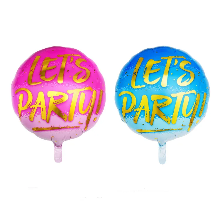 Custom pattern design event decoration home decor foil balloon for birthday day party