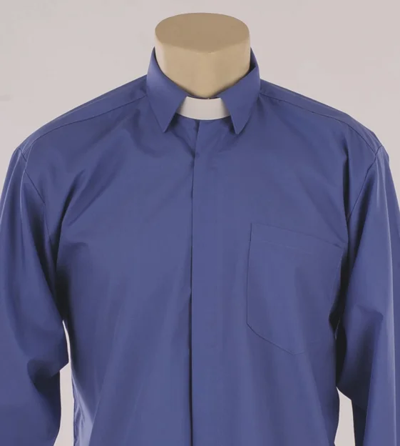 Wholesale high quality custom design unisex anglican clergy shirt