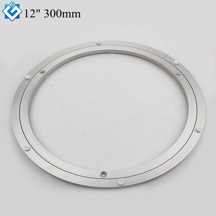 Furniture Fittings Revolving Serving Trays Glass turntable 12 inch (300mm) Aluminum Round Lazy Susan Bearing Turntable Swivel