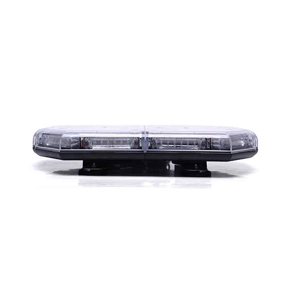 
12V Amber Led ambulance bar light Low Profile Police Led Roof Mini Lightbar with Siren Speaker 