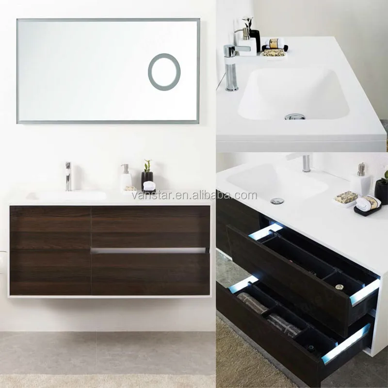 Double Sink Modern Bathroom Vanity Set,Bathroom Cabinet Furniture