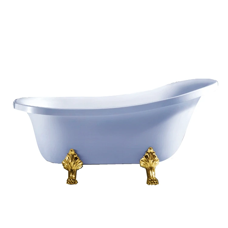 Hot sale common european style free standing bath tubs soaking bathtub with leg