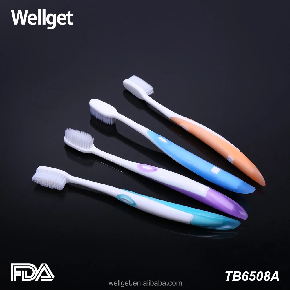 Factory Production Toothbrush Medium Nylon 610 Bristle Adult Toothbrush