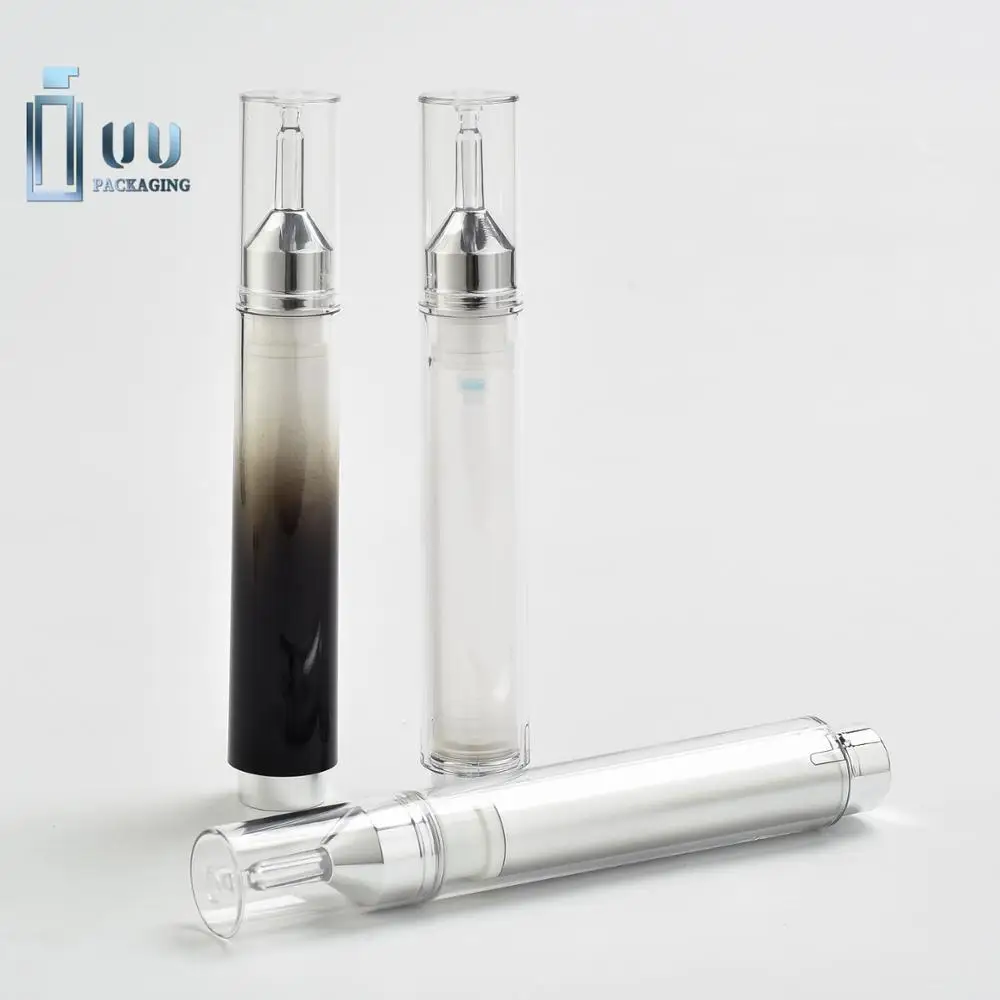 UU package UU syringe shape eye cream airless pump bottle 15ml