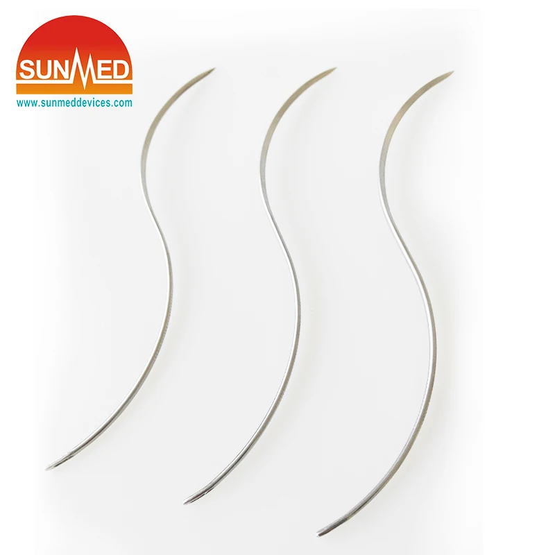 
Double Curved Cutting Edge Post Mortem Suture Needles 110mm 140mm 125mm 117mm 82mm 70mm 