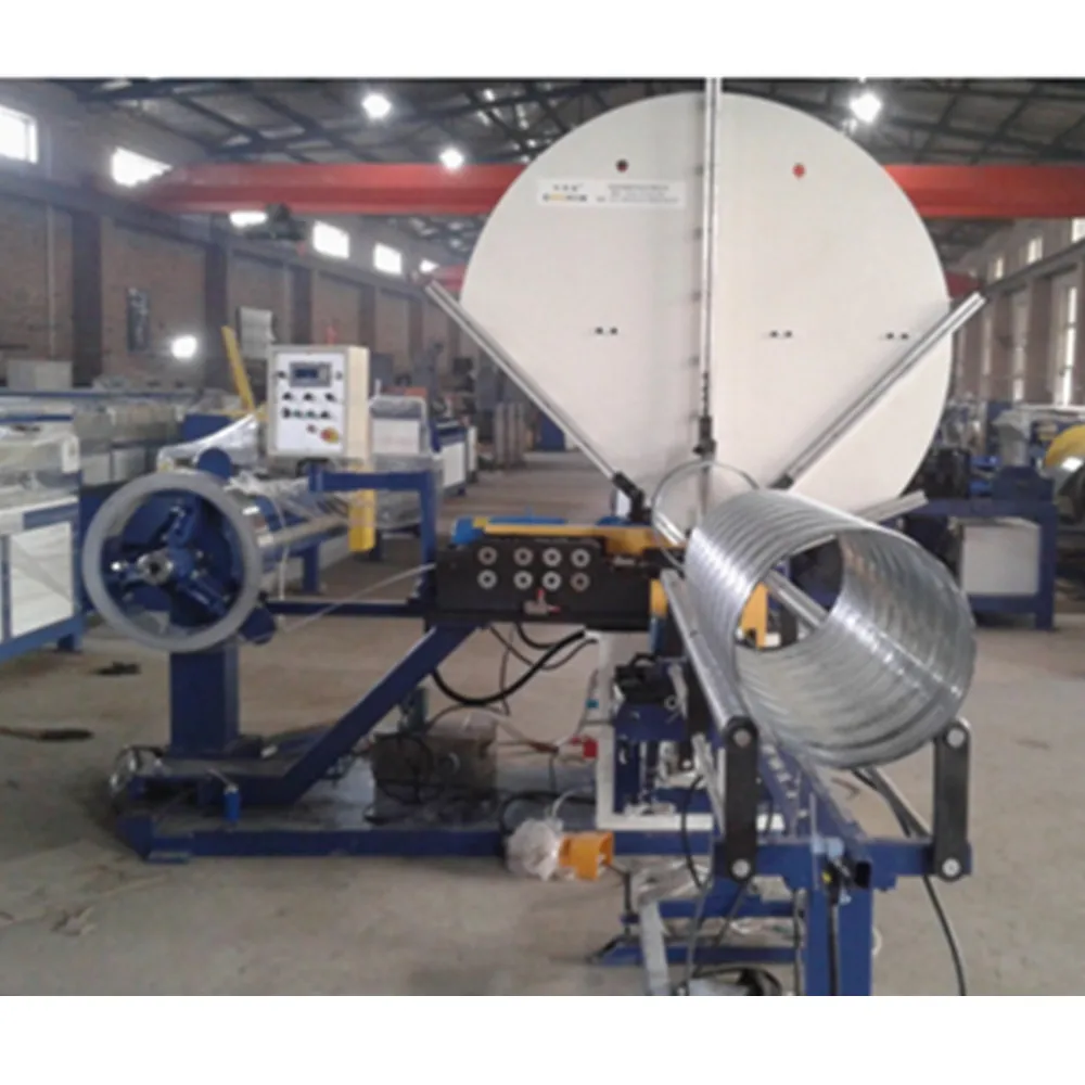 Aluminum spiral duct and making machine,steel pipe manufacturing machine