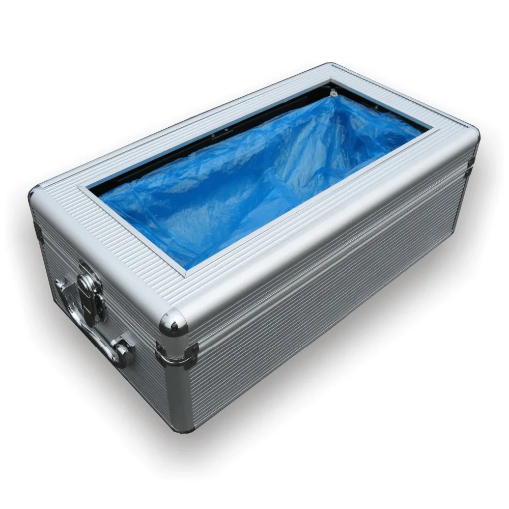 T clips booties wrapping automatic shoe cover dispenser machine