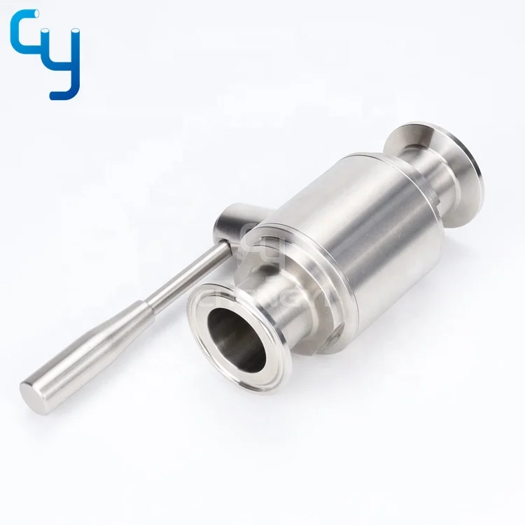 sanitary stainless steel updated new direct way manual ball valve