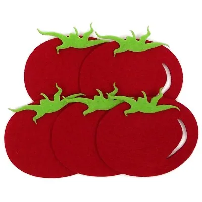 
felt craft vegetables shapes 