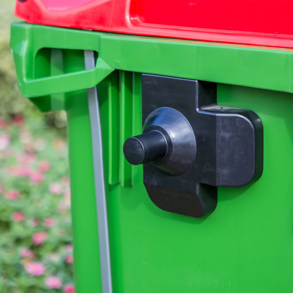 660liter special outdoor trash garbage can dust bin with wheels