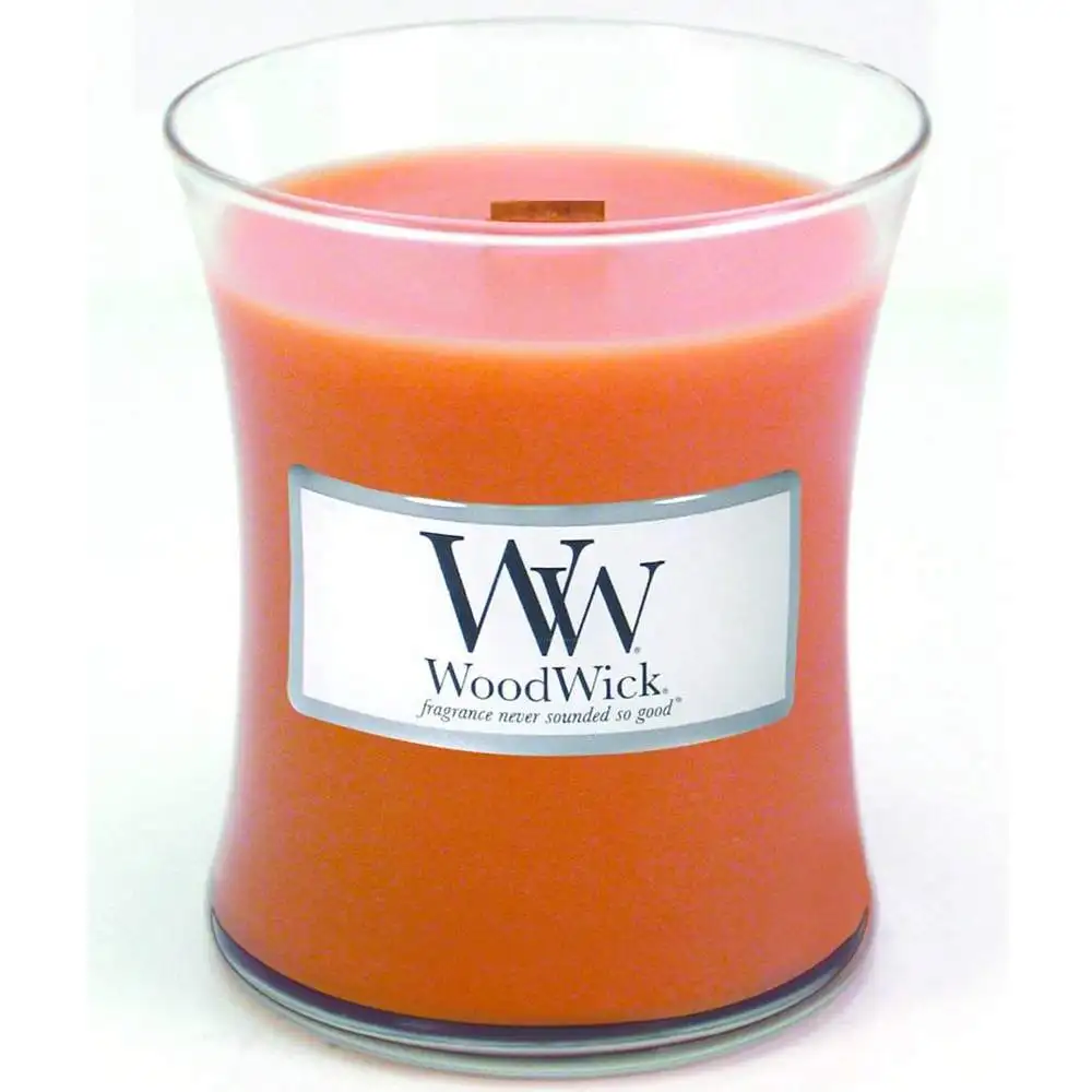 
Wooden Wick Soy Candle, Natural Scented Crackling Soy Candle, Premium Wood Lid 