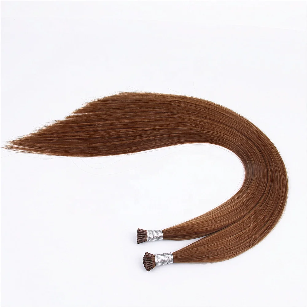 I Tip Virgin Hair Extensions Wholesale Double Drawn Italian Keratin Prebonded Virgin Human Hair I Tips
