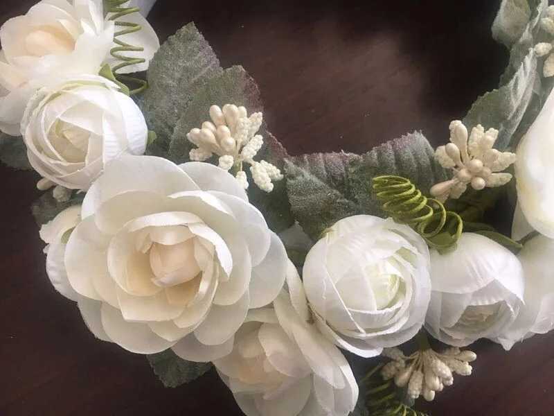 wholesale  beautiful artificial flower wreath for decoration