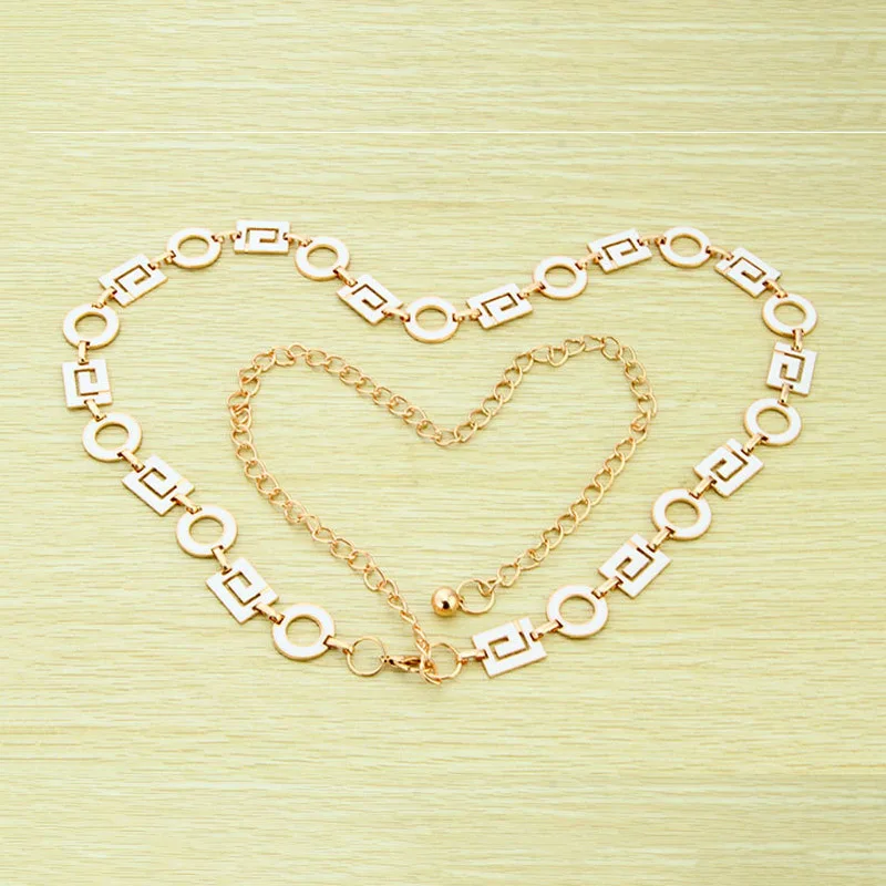 High Quality Metal Chain Belt, Gold Belly Chain, Women Waist Belts Chain