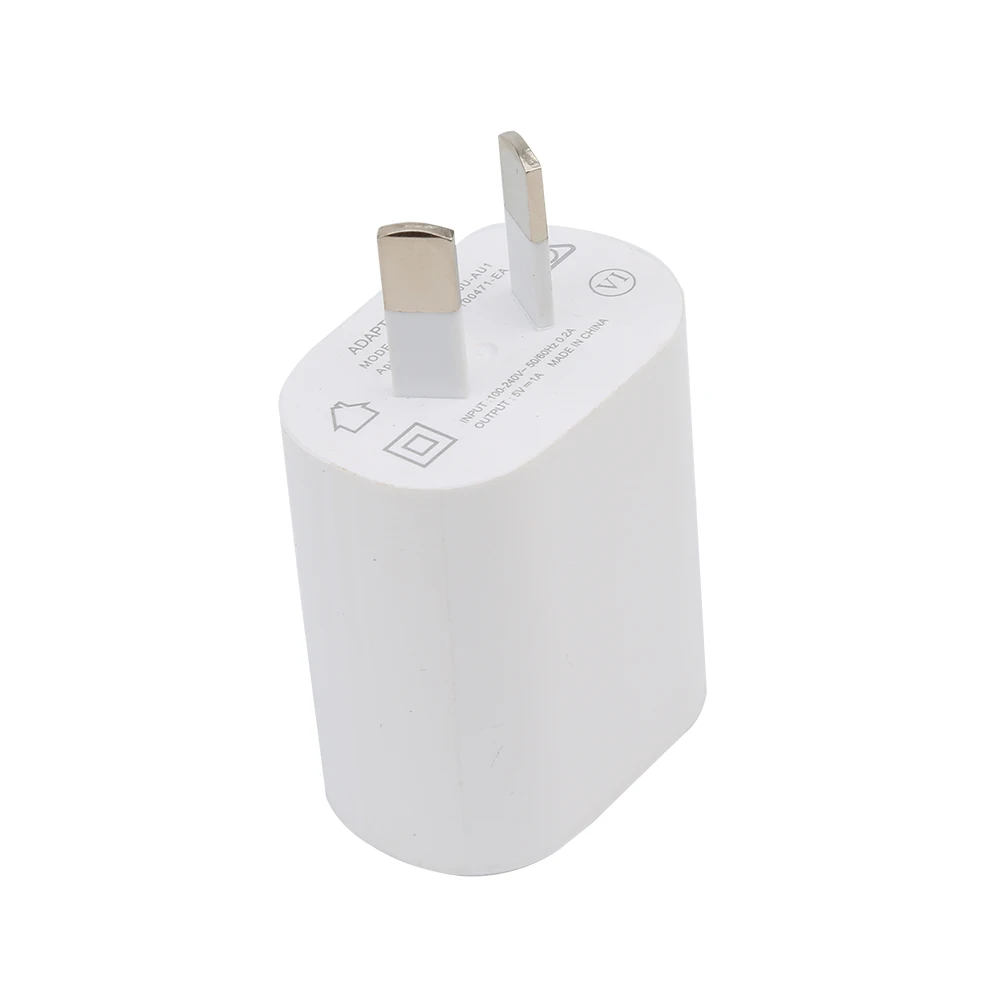 5 Вт В 1 А вилка стандарта Австралии сертификат SAA C-tick RCM USB-зарядное устройство рынок