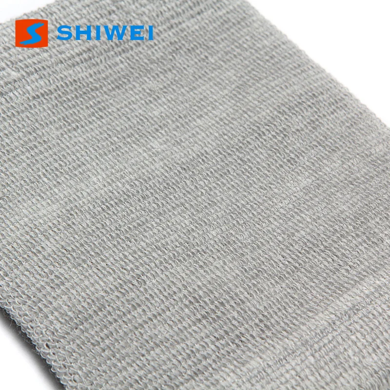 SHIWEI--300# knitting elastic bamboo charcoal wrist support with customized wristbands