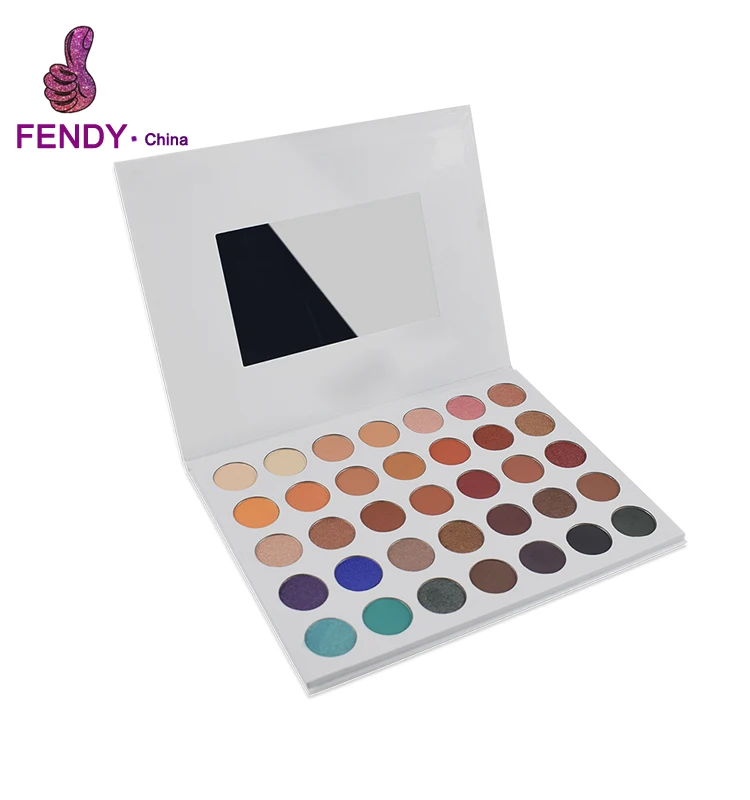 35 Colors Makeup Eyeshadow Palette Natural Nude Matte Shimmer Glitter Pigment Eye Shadow Palette