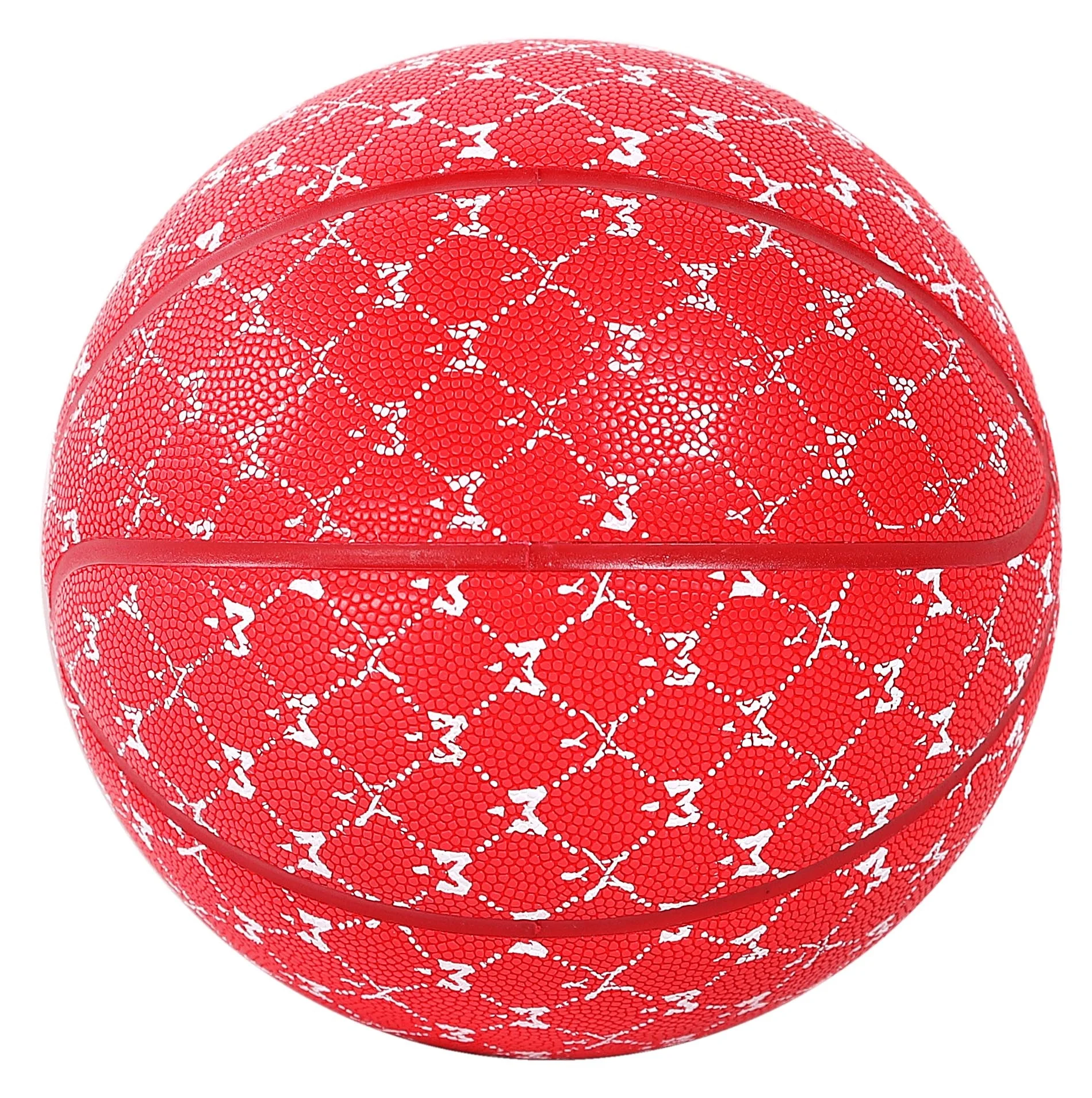 Starbury 3 pattern screen printed leather basketball