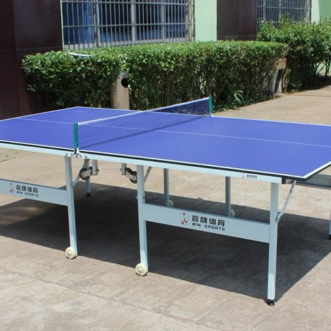 
Cheap hot sale 12mm MDF double foldable table Tischtennis indoor removable folding pingpong tables tennis tables china 