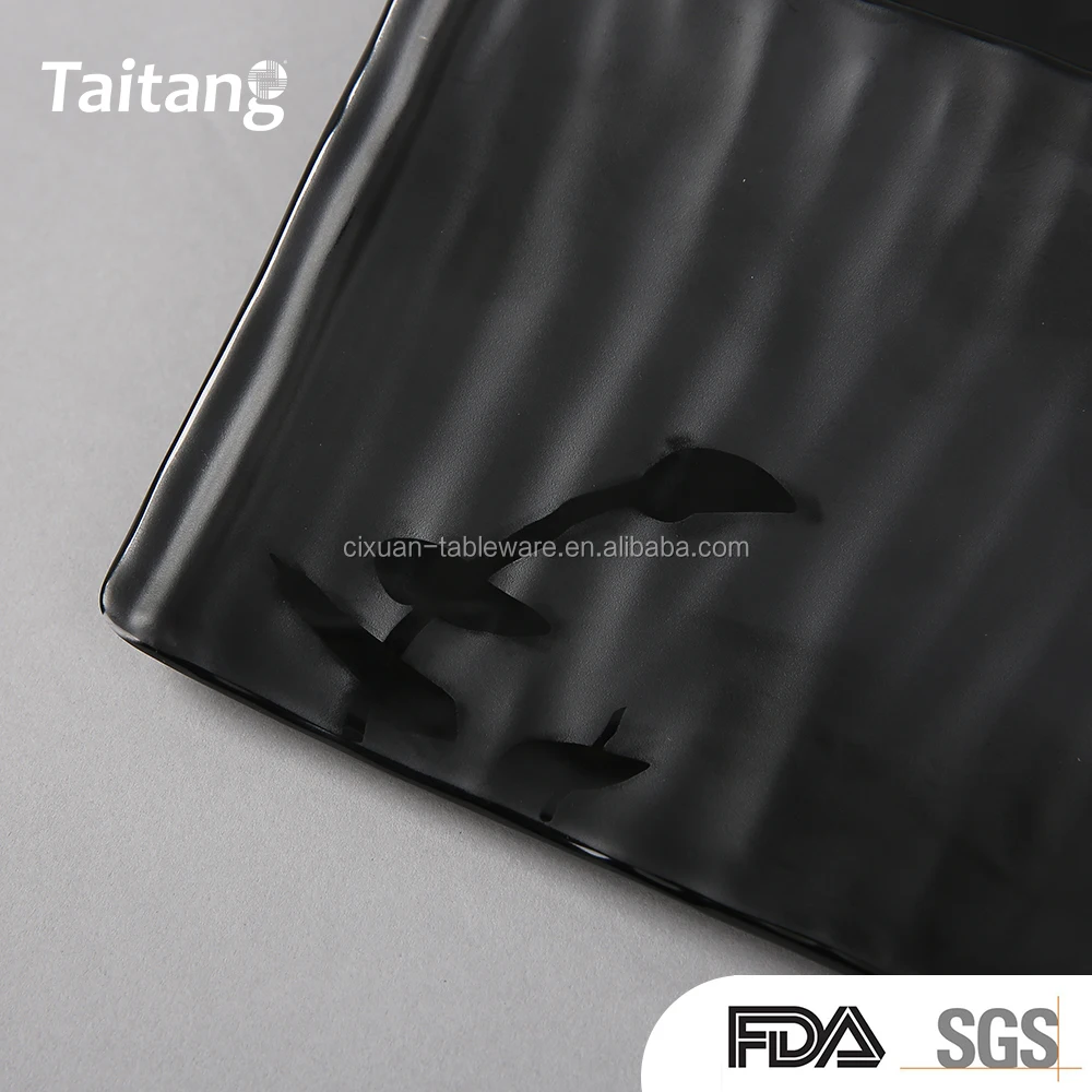 Melamine heated dinner plate for party buffet