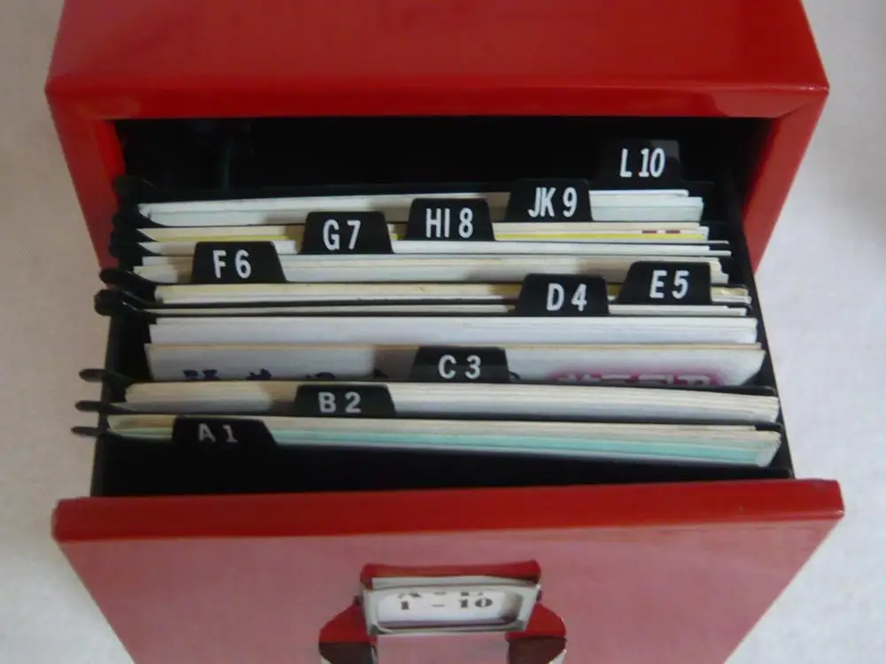  Шкаф для визитных карточек