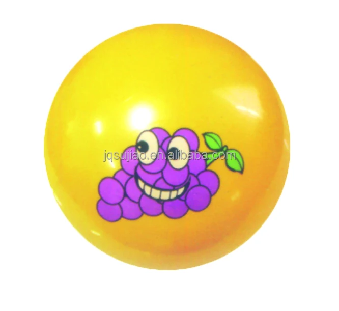 non-phthalate toys fruit smell sticker pvc ball /perfume pvc ball
